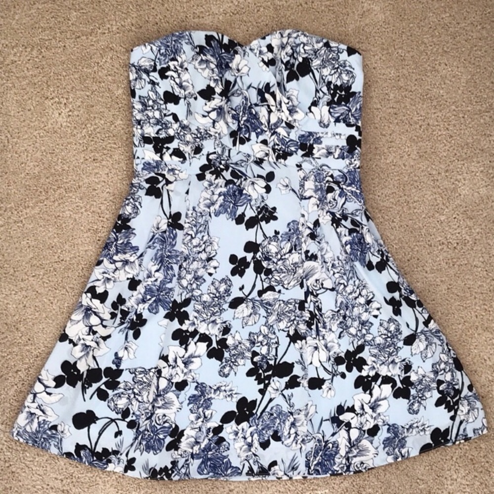 Floral Sweetheart Dress